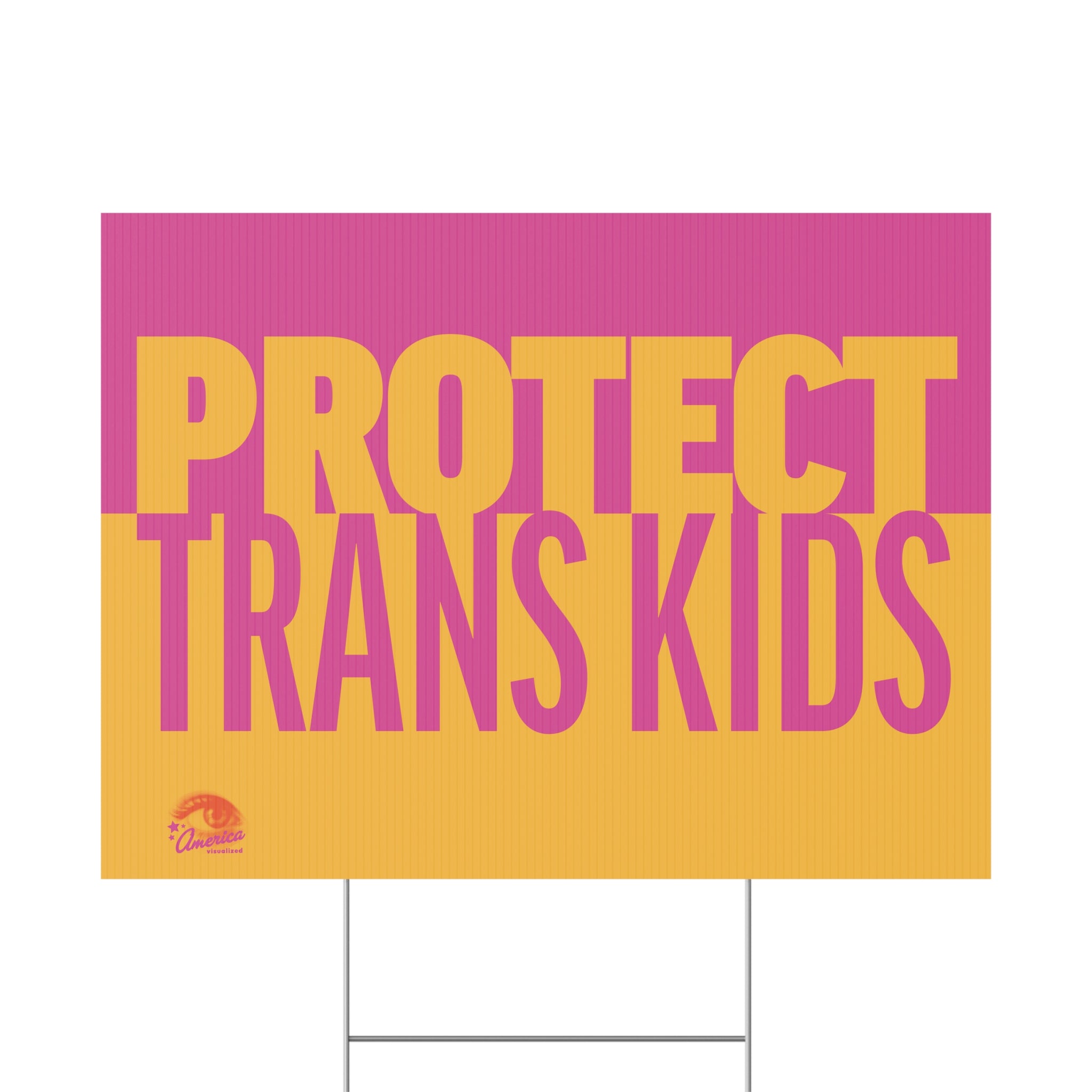 "Protect Trans Kids" Yard Sign