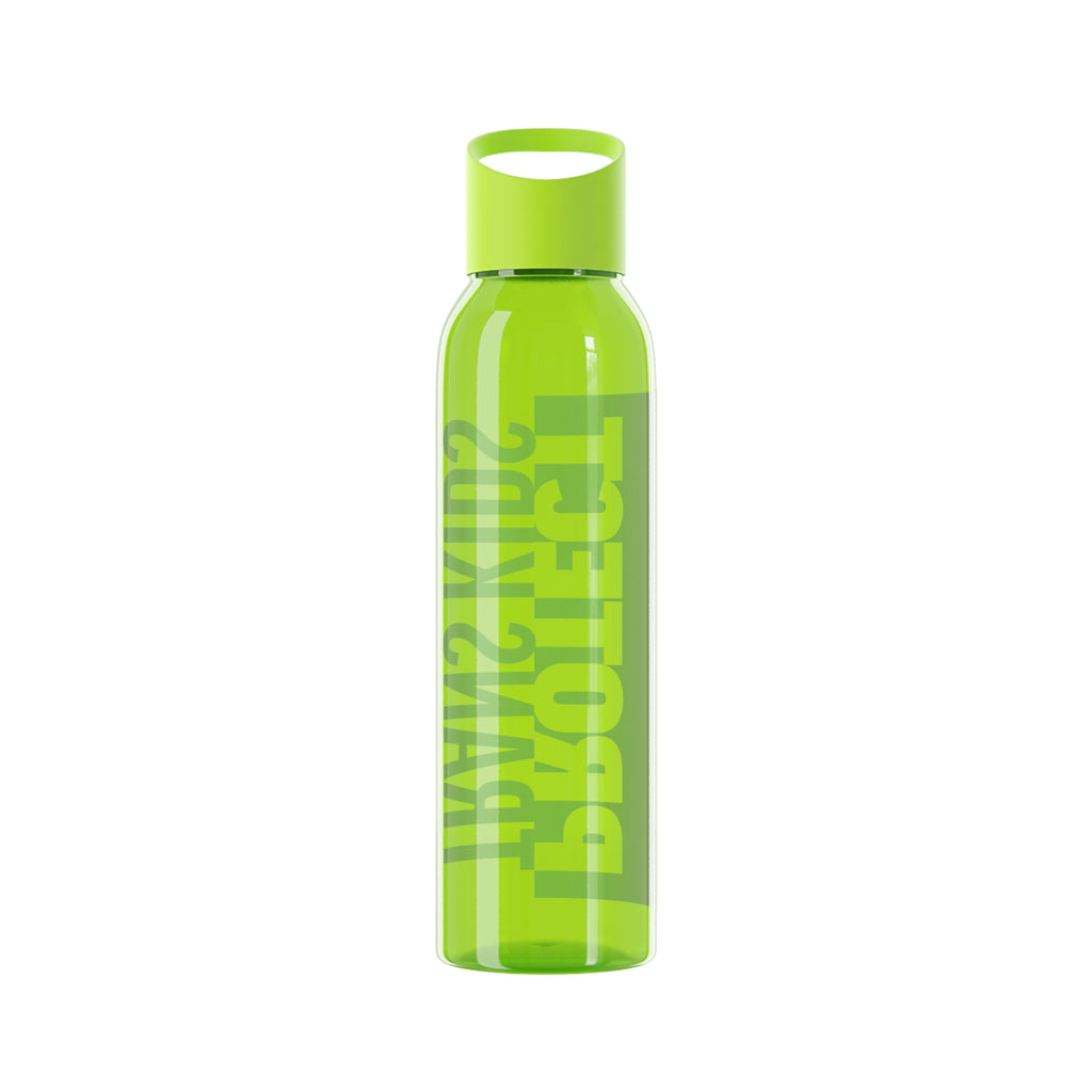 Protect Trans Kids Clear Travel Water Bottle