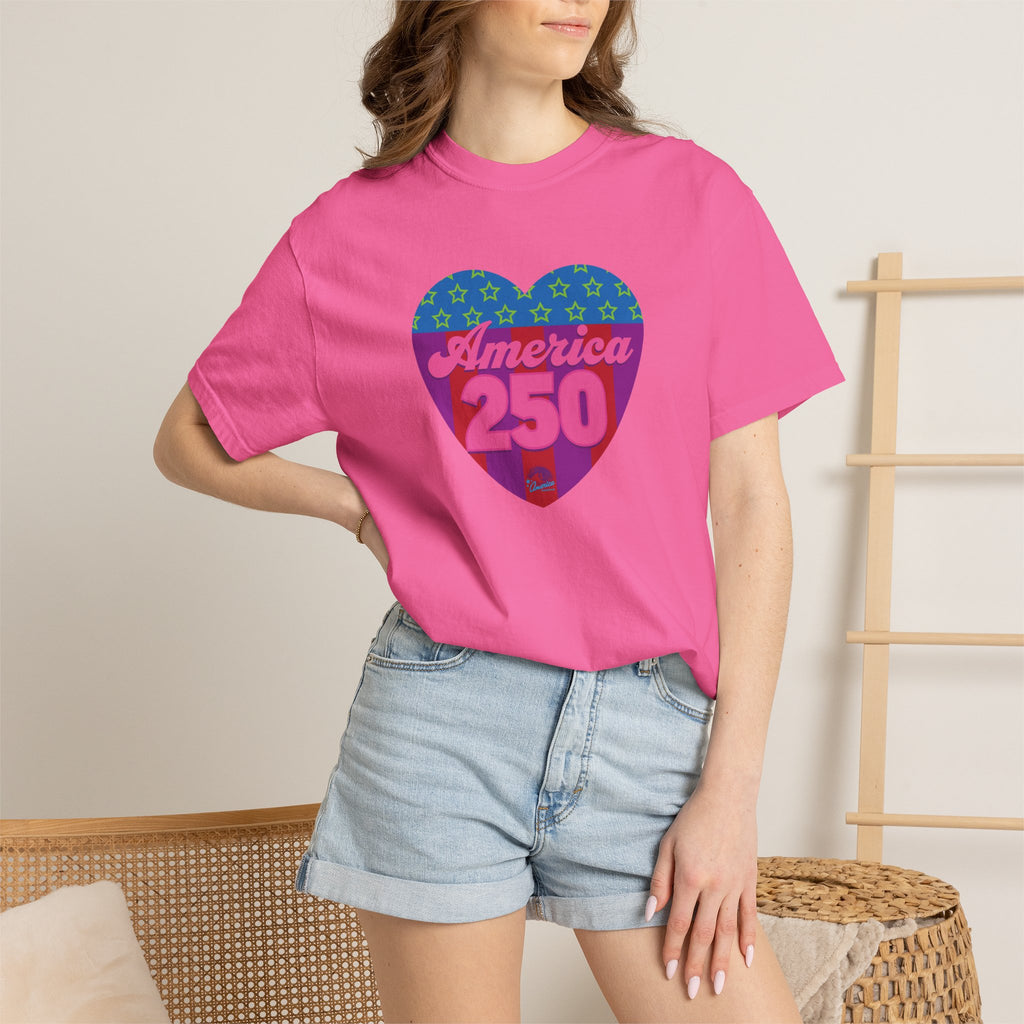 America 250 Heart T-Shirt