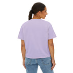 Democracy Needs You Tee — "Keep Showing Up" Women's Boxy T-Shirt