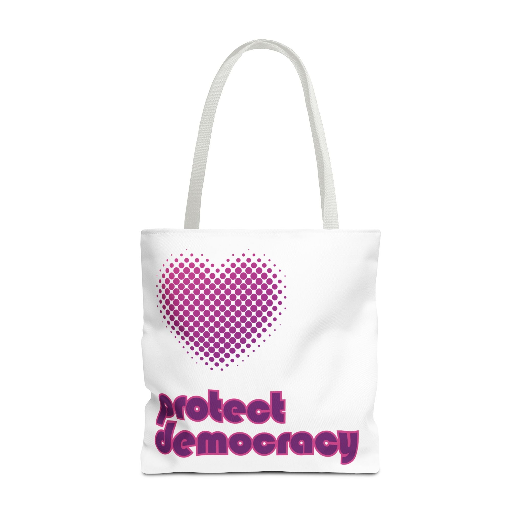 Protect Democracy Heart Tote Bag