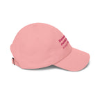 "Democracy needs you. Keep showing up." Embroidered Political Statement Hat — Dad Cap