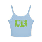 Vote Them Out Crop Spaghetti Strap Tank Top Tee