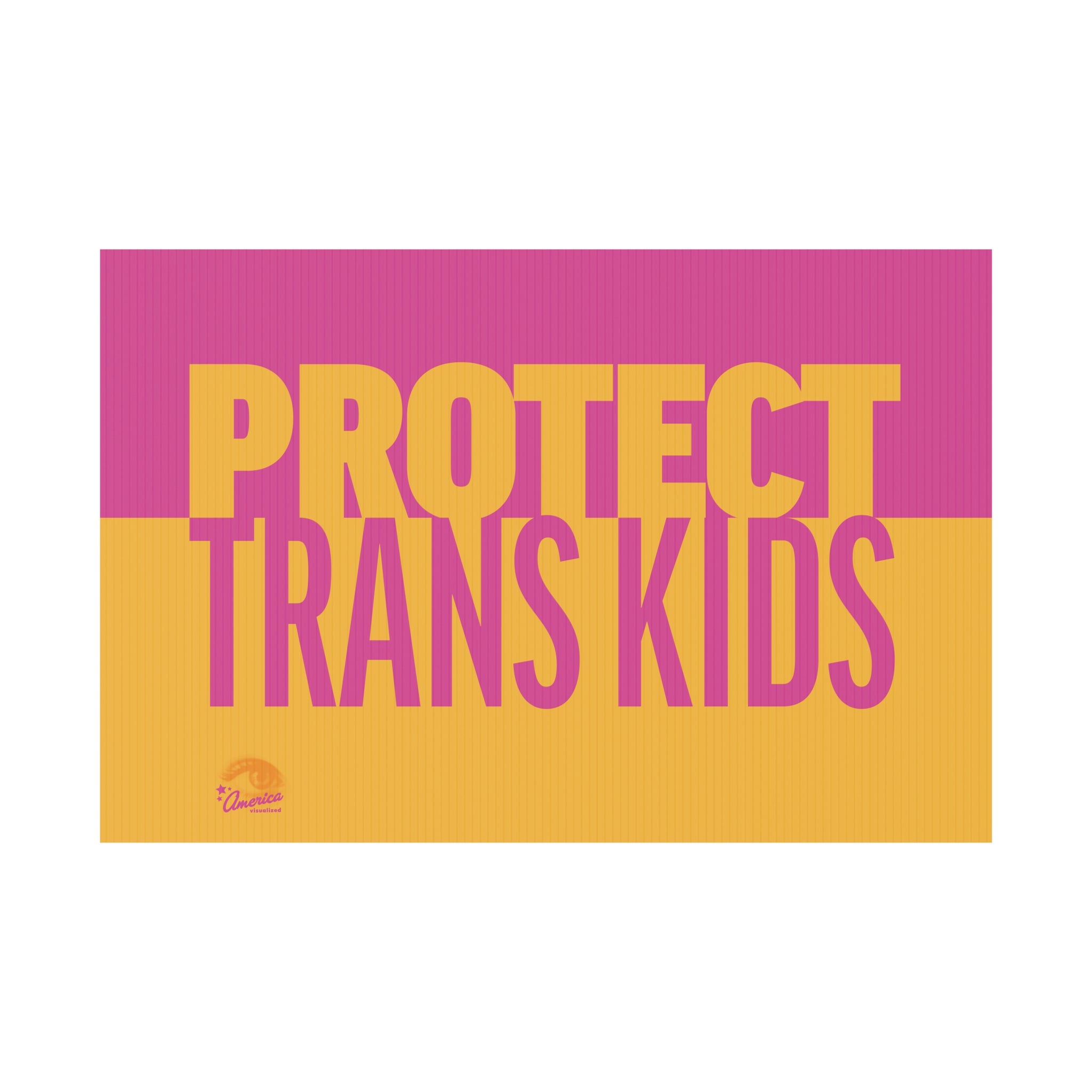 "Protect Trans Kids" Yard Sign