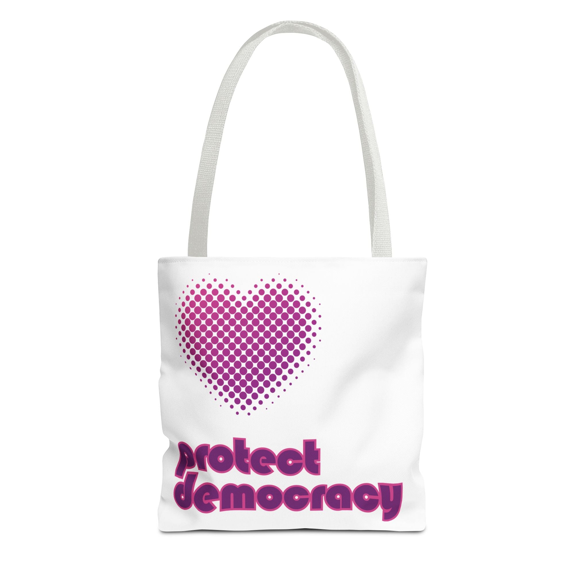 Protect Democracy Heart Tote Bag