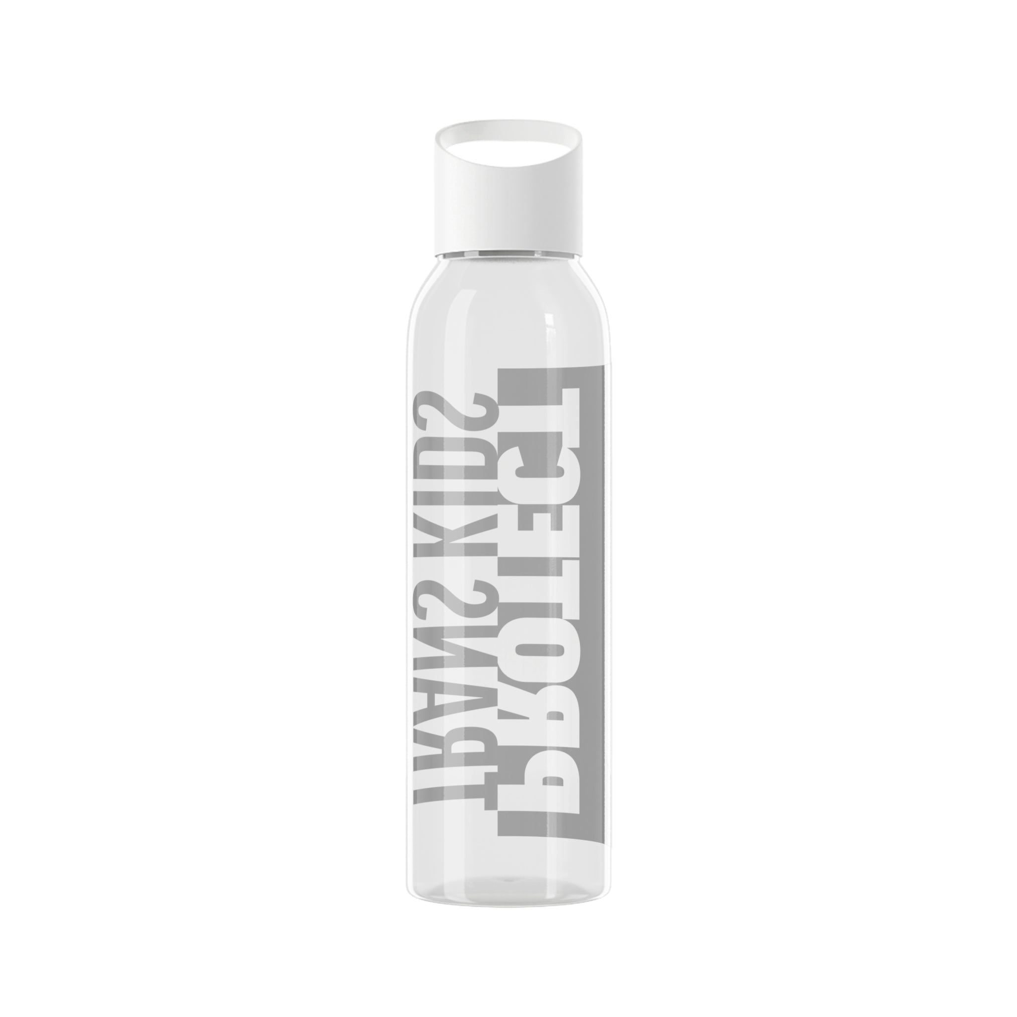 Protect Trans Kids Clear Travel Water Bottle