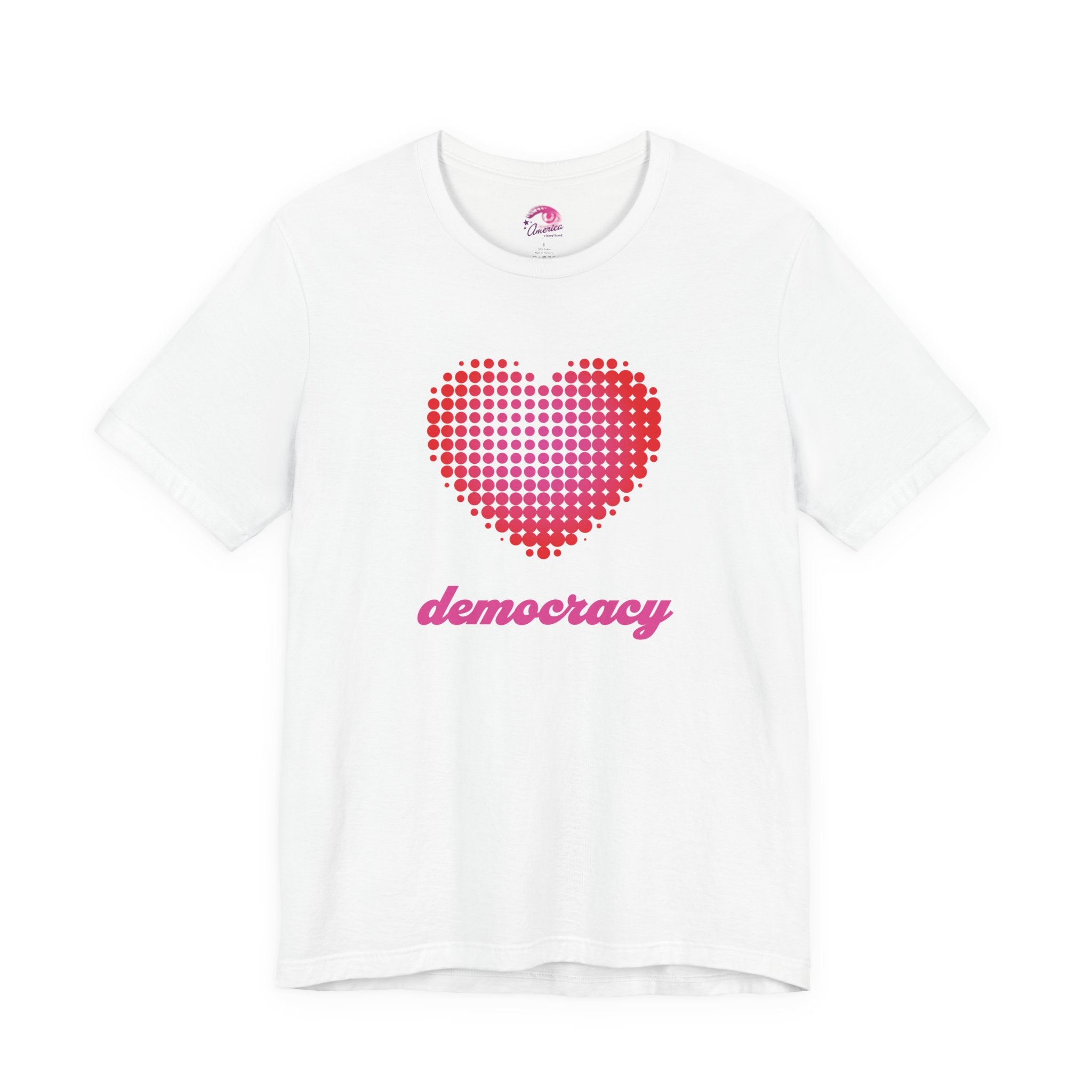 Love Democracy Heart Tee