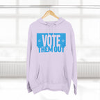 "Vote Them Out" Hoodie Blue — Political Activism Pullover