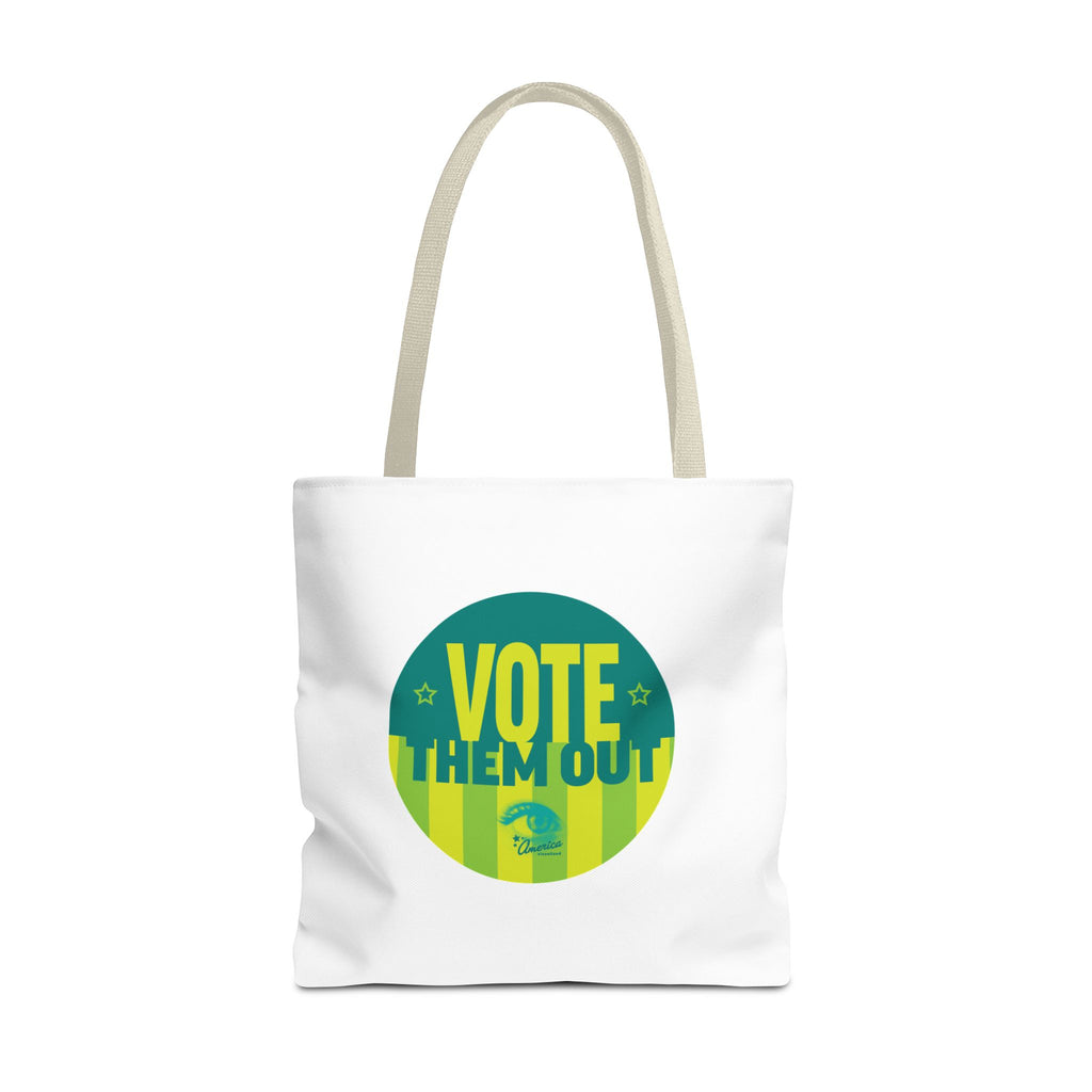 "Vote Them Out" Political Protest Canvas Tote Bag