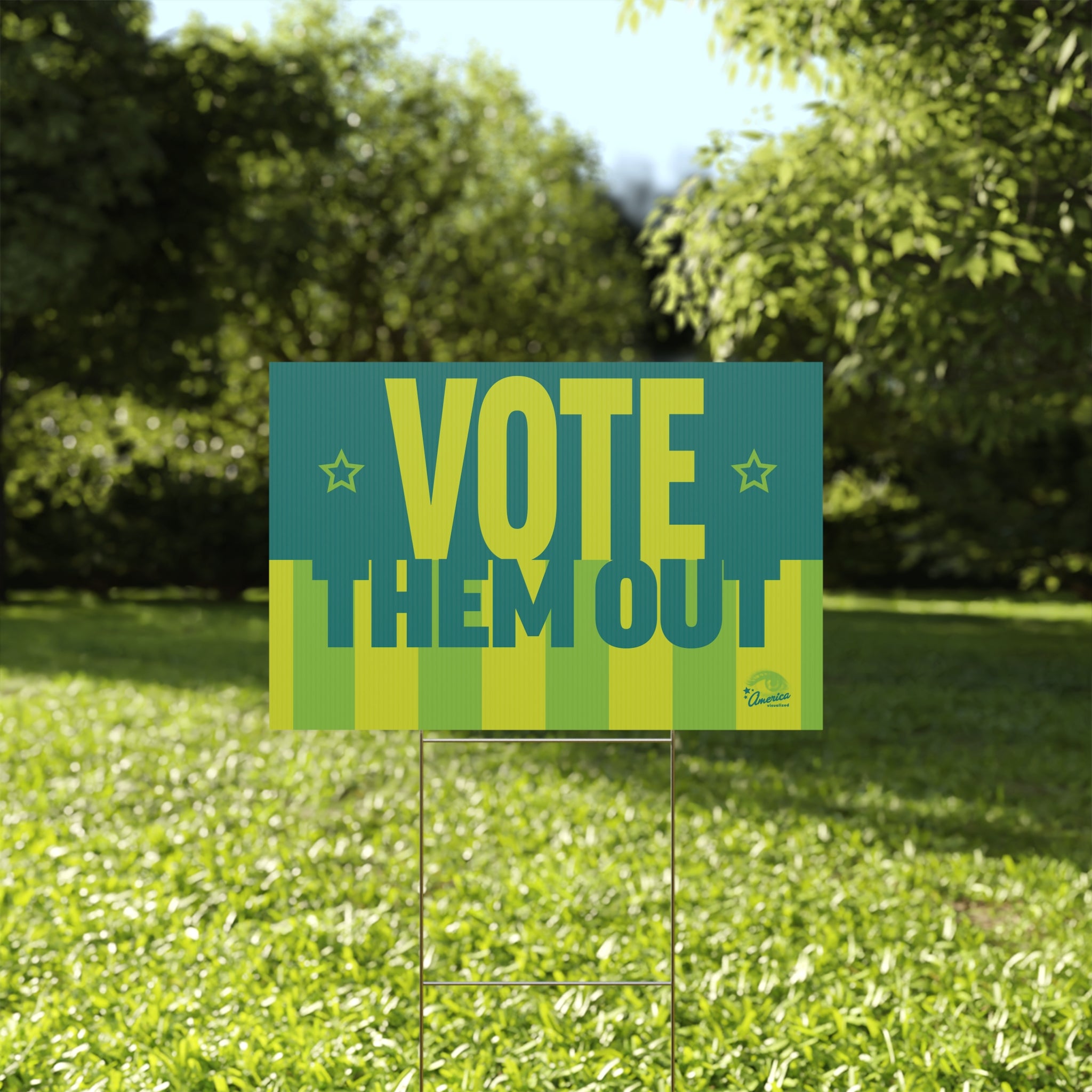 "Vote Them Out" Political Election Yard Sign