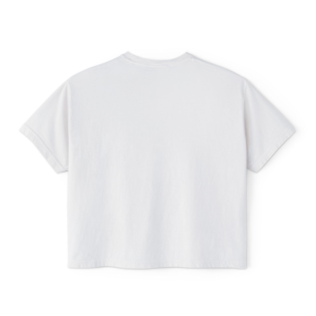 Democracy Needs You Tee — "Keep Showing Up" Women's Boxy T-Shirt