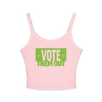 Vote Them Out Crop Spaghetti Strap Tank Top Tee