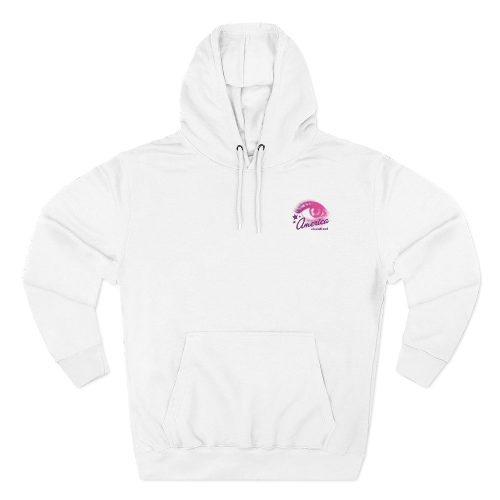 "Protect Democracy" Retro Heart Pro-Democracy Hoodie