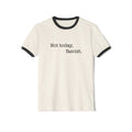 "Not today, fascist" Ringer T-Shirt Statement Tee
