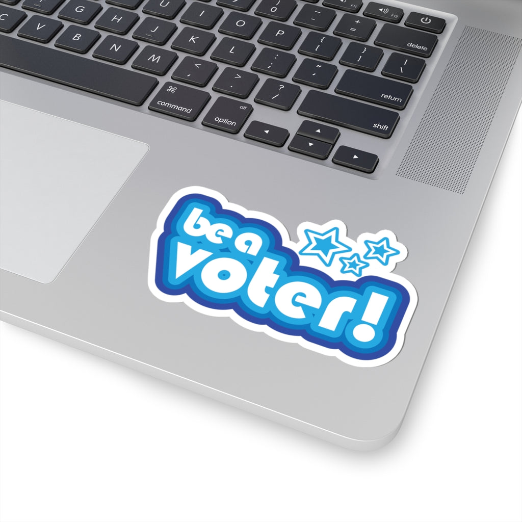 "Be a Voter!" Blue Kiss-Cut Vinyl Political Awareness Sticker
