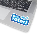 "Be a Voter!" Blue Kiss-Cut Vinyl Political Awareness Sticker