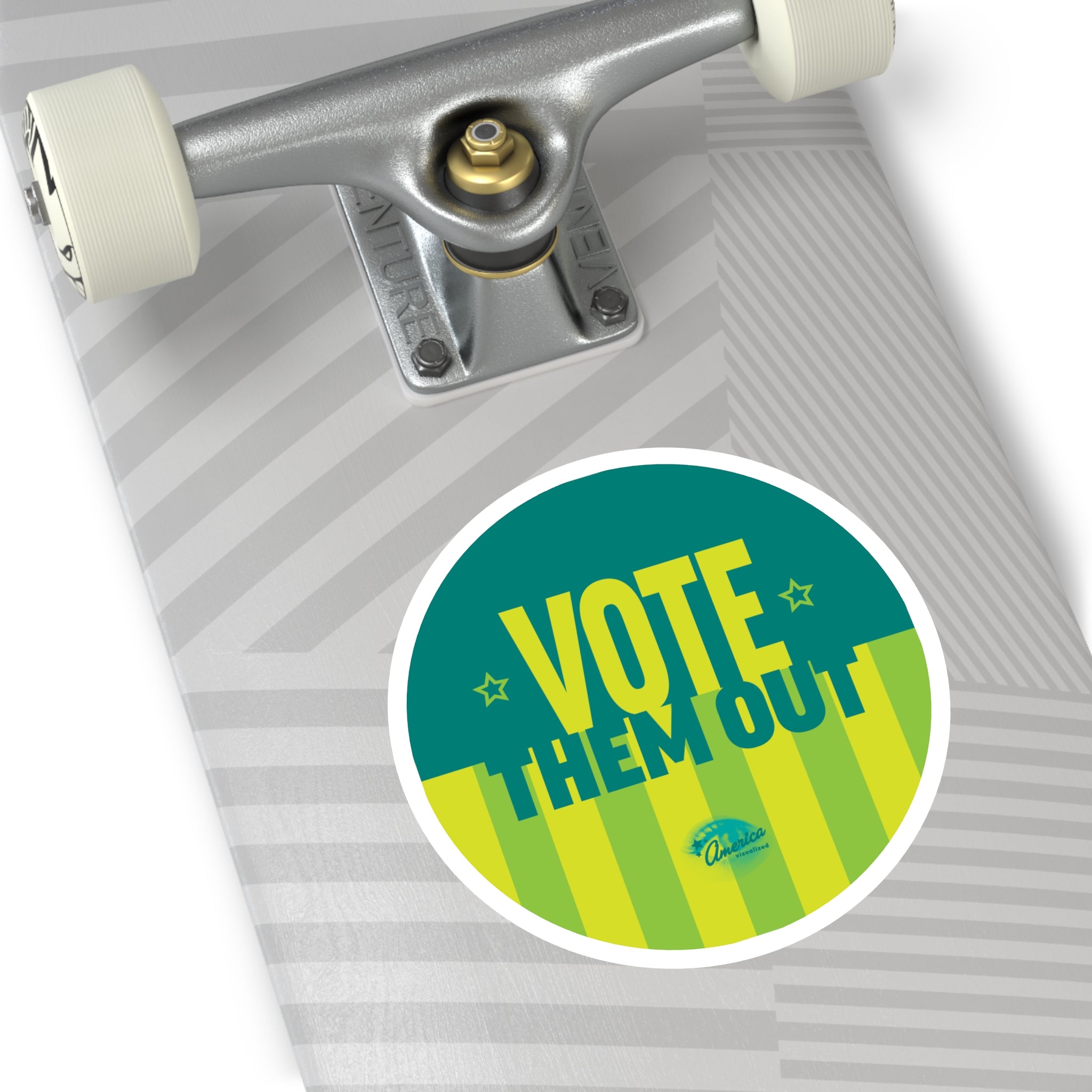 "Vote Them Out" Round Sticker