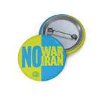 No Iran War Pin Button
