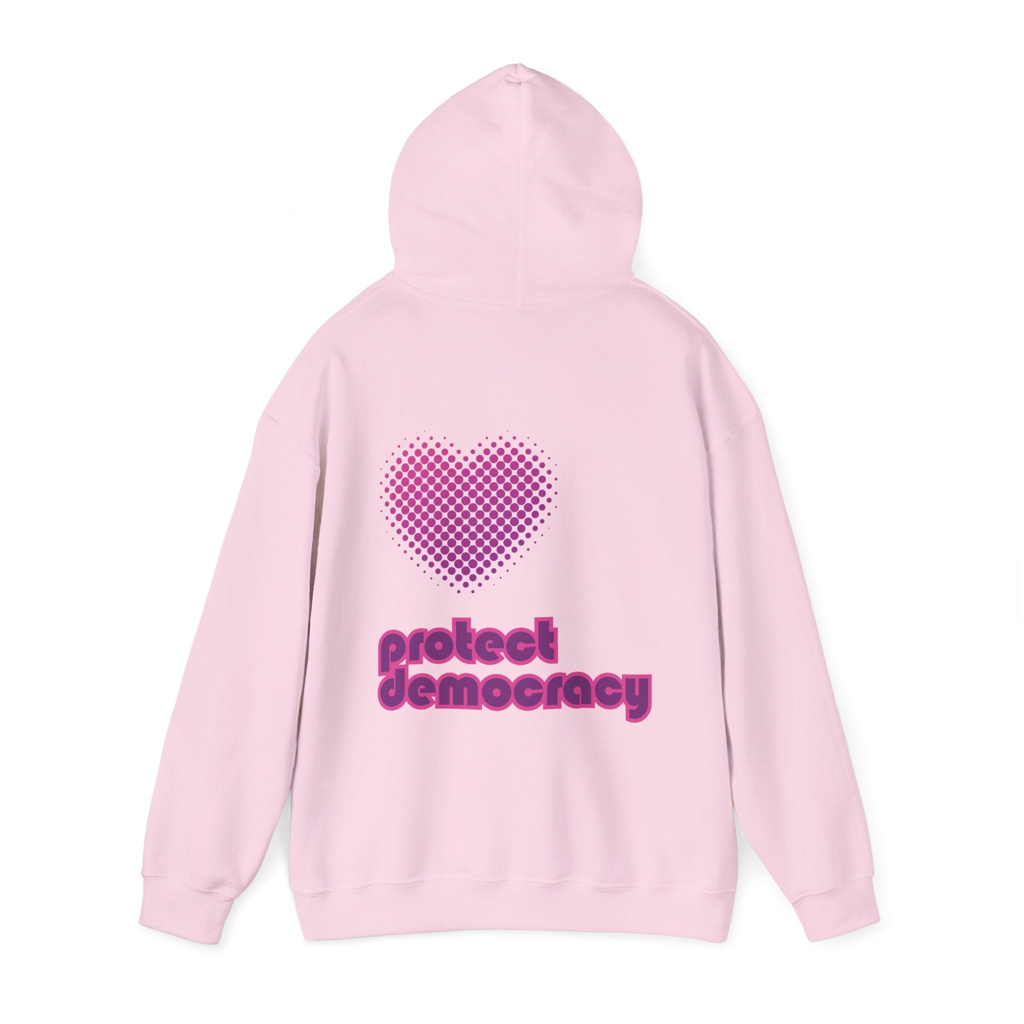 Protect Democracy Heart Hoodie Sweatshirt