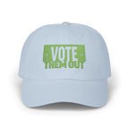 "VOTE THEM OUT" Green Political Dad Cap Baseball Hat