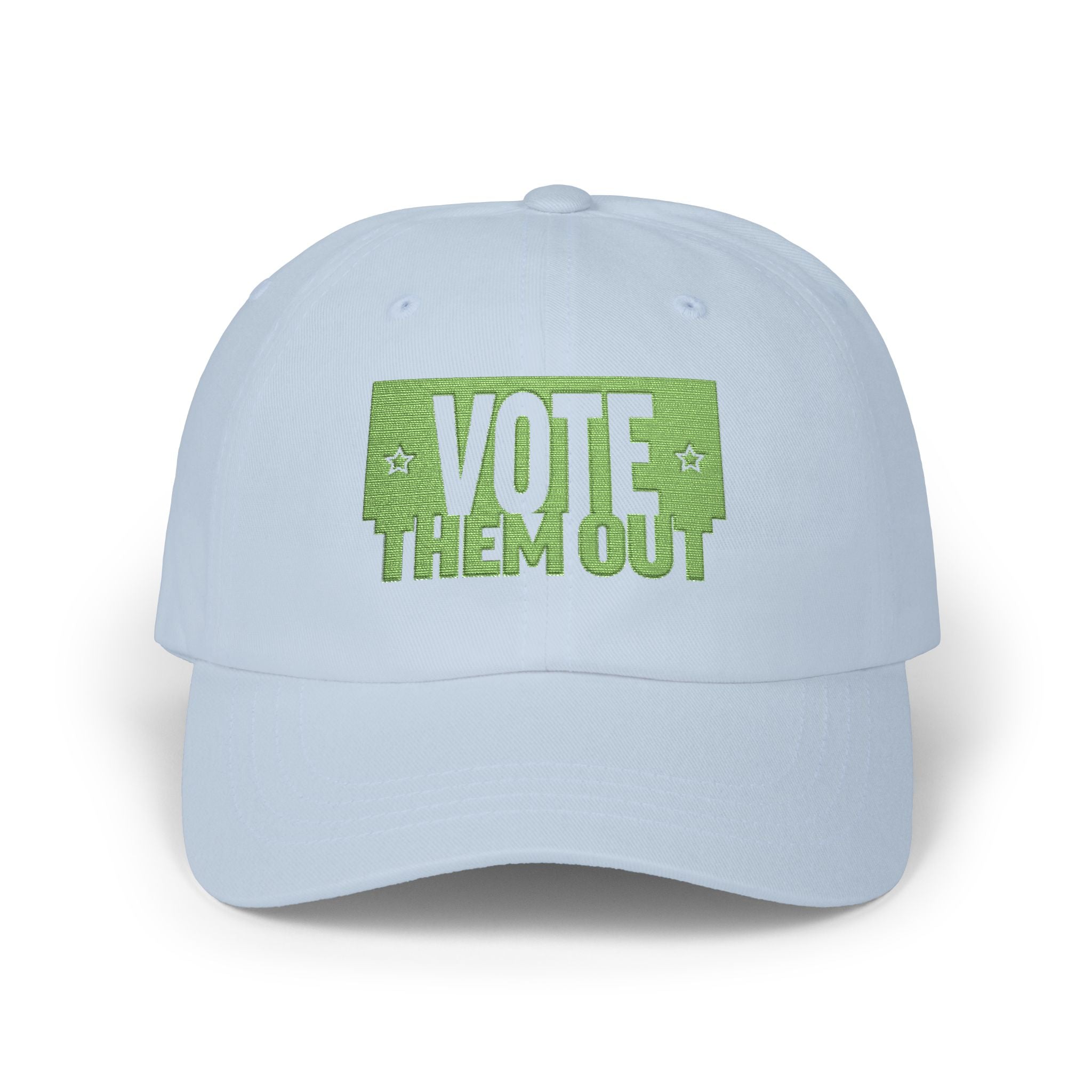 "VOTE THEM OUT" Green Political Dad Cap Baseball Hat