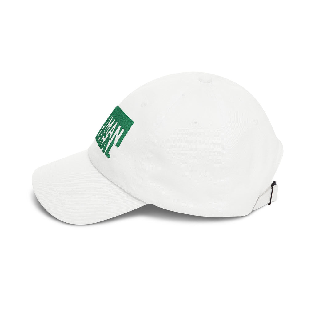 "No Human Is Illegal" Embroidered Advocacy Dad Hat Baseball Cap