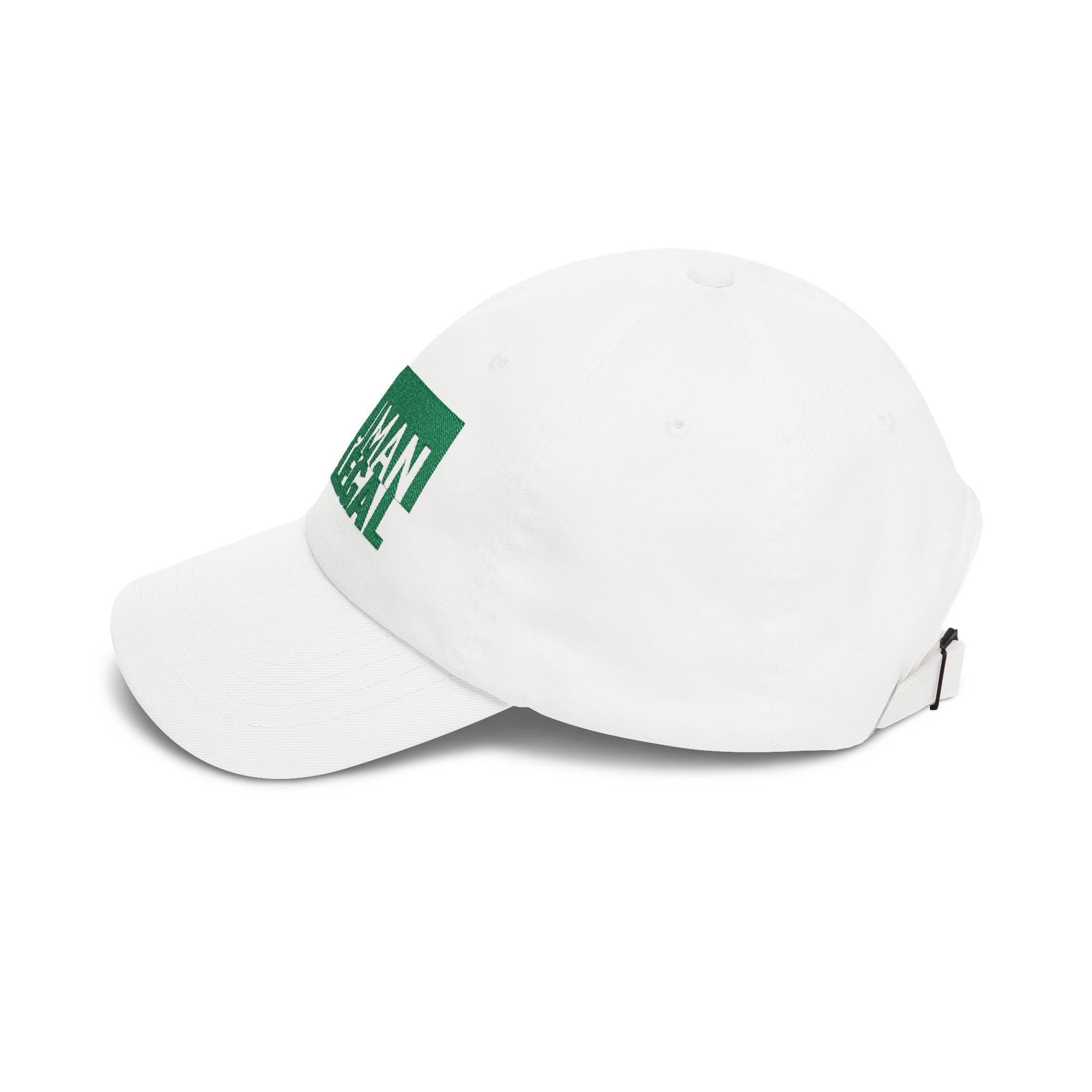 "No Human Is Illegal" Embroidered Advocacy Dad Hat Baseball Cap