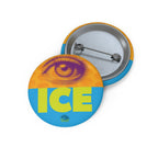 Eyes on ICE Graphic Pin Button