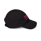 "Democracy needs you. Keep showing up." Embroidered Political Statement Hat — Dad Cap