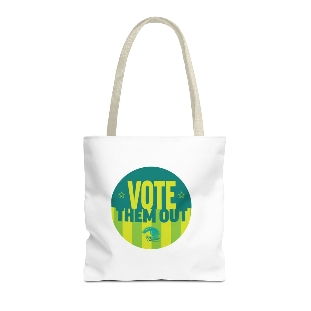"Vote Them Out" Political Protest Canvas Tote Bag
