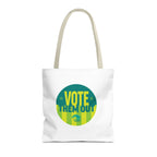 "Vote Them Out" Political Protest Canvas Tote Bag