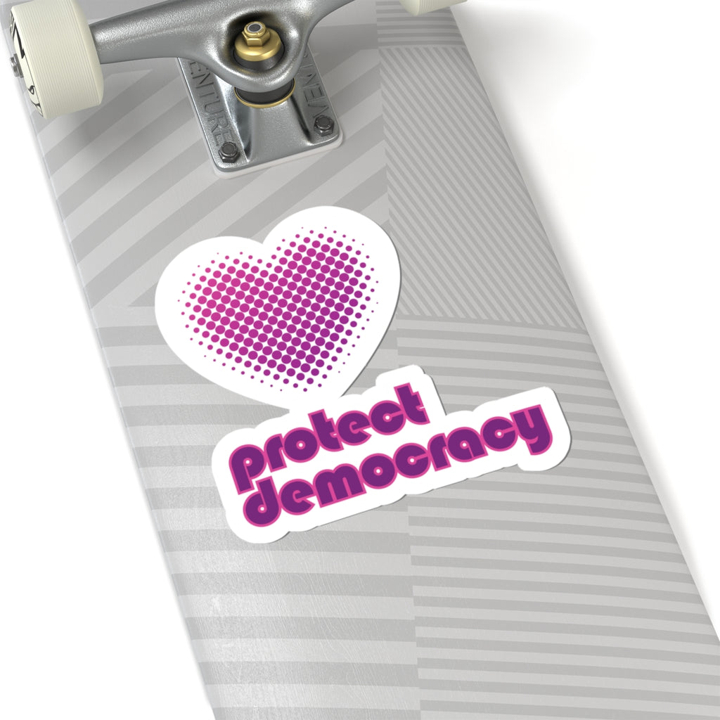 Protect Democracy Heart Sticker