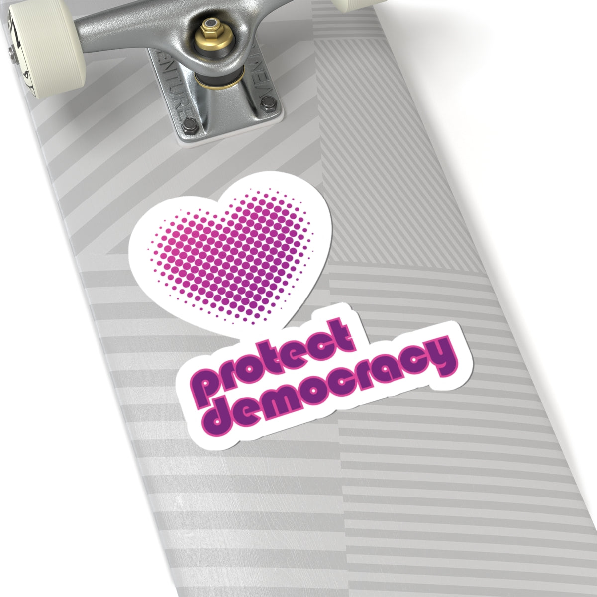 Protect Democracy Heart Sticker