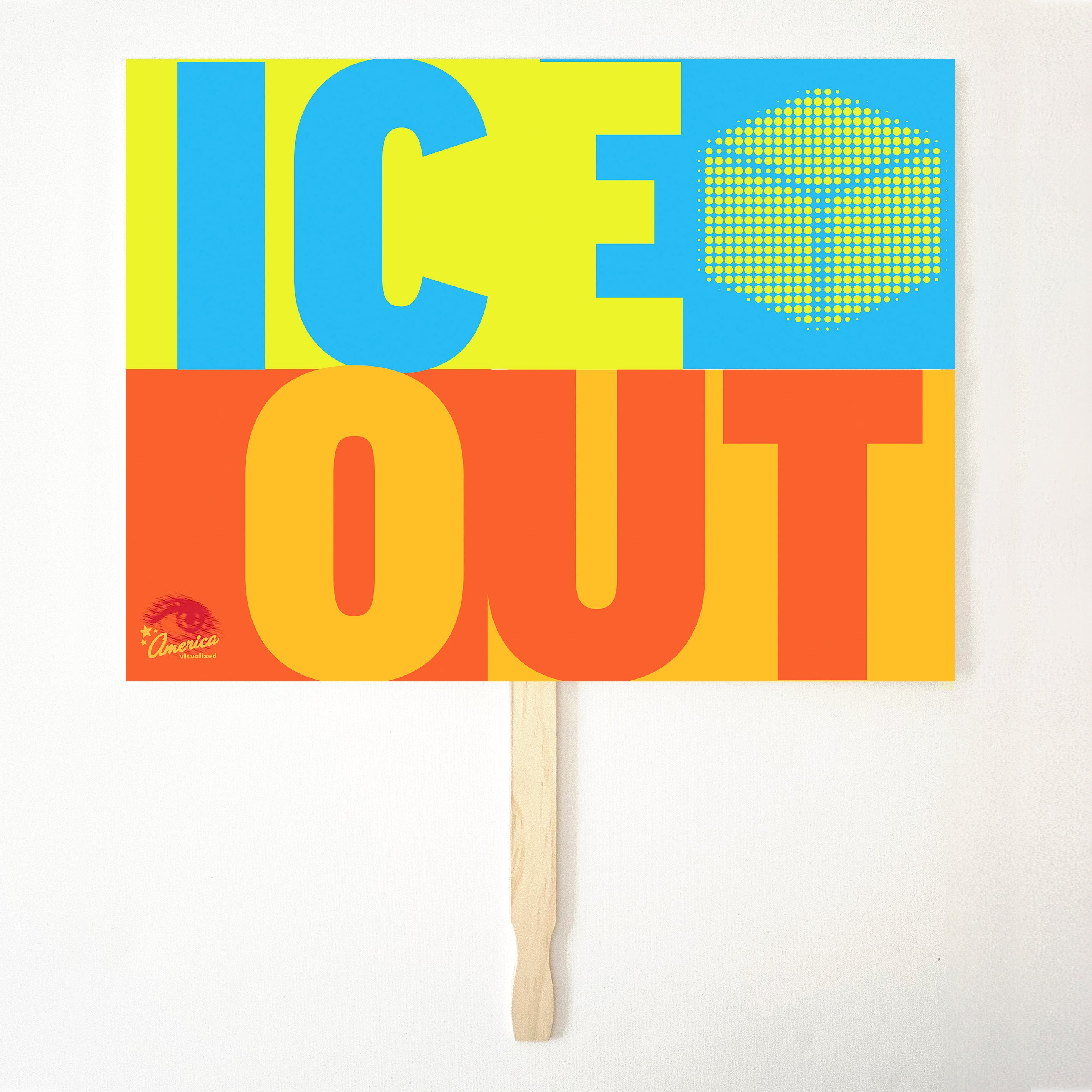 ICE OUT 24" x 18" Protest Sign Poster