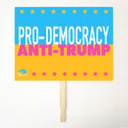 Pro-Democracy, Anti-Trump 24" x 18" Protest Sign Poster