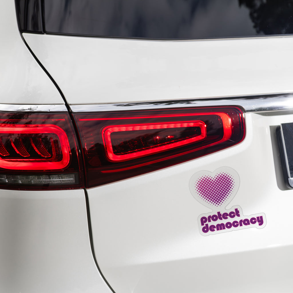 Protect Democracy Car Magnet