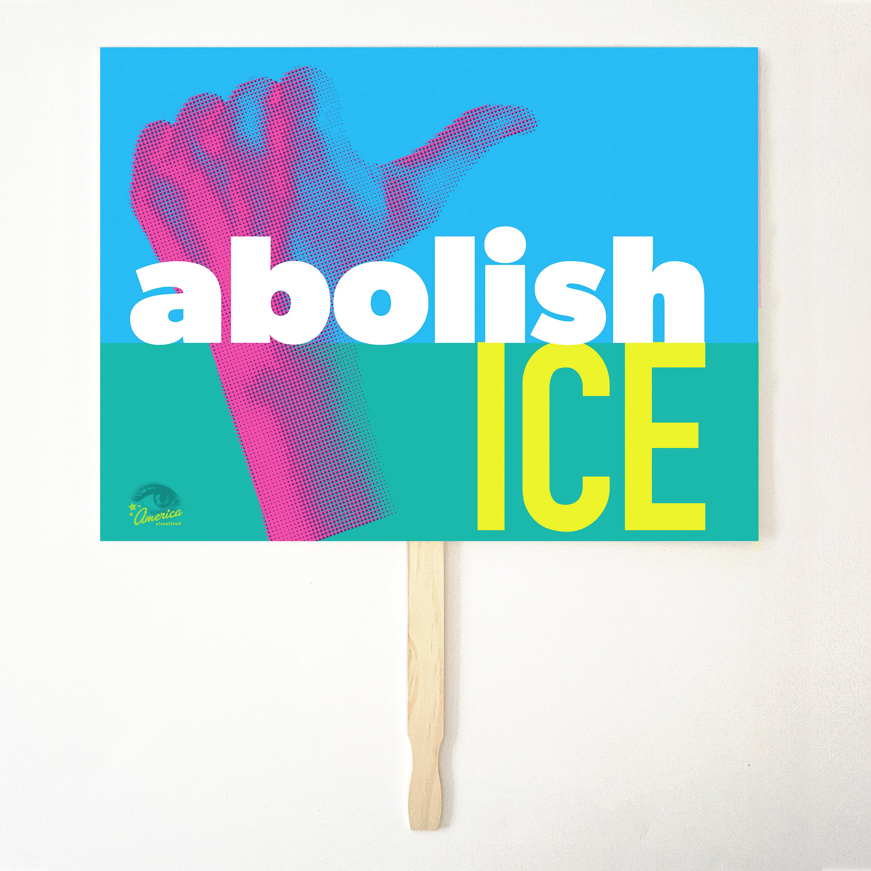 ABOLISH ICE 24" x 18" Protest Sign Poster