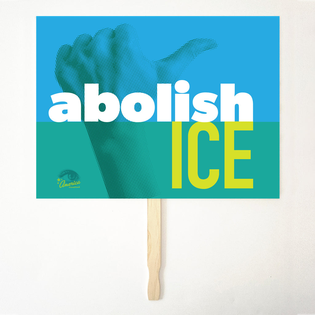 ABOLISH ICE 24" x 18" Protest Sign Poster