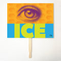 EYES ON ICE 24" x 18" Protest Sign Poster