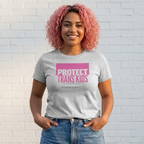 "Protect Trans Kids" Women's Slim Fit LGBTQ+ Tee