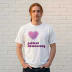 Protect Democracy Heart Retro Pro-Democracy T-Shirt