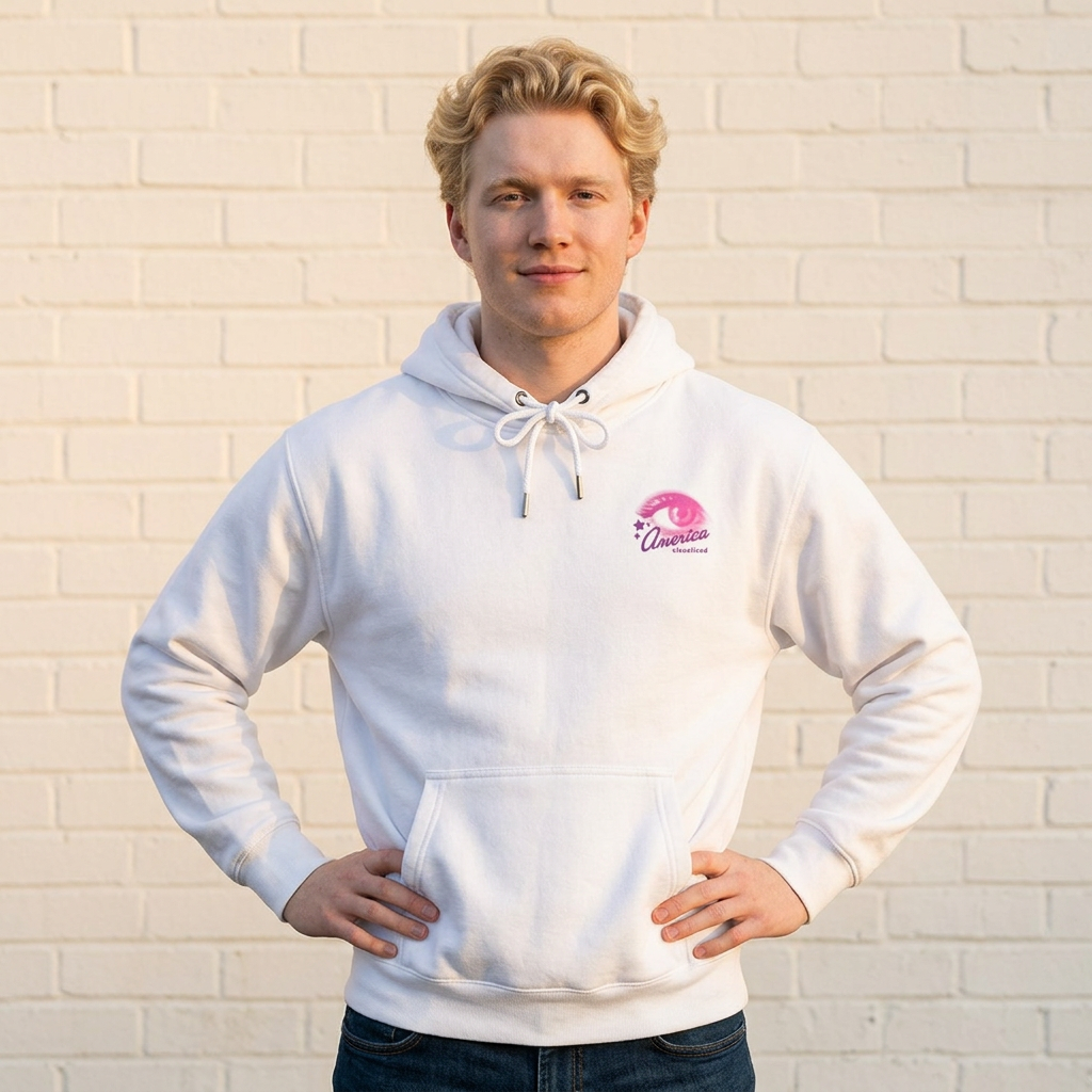 "Protect Democracy" Retro Heart Pro-Democracy Hoodie