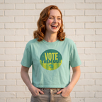 Vote Them Out Boxy Tee — Women's Political Graphic T‑Shirt