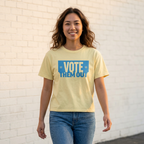 "Vote Them Out" Boxy Tee — Women's Political Activism Shirt