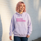 "Here for Democracy" Hoodie 80's Retro Graphic Pullover