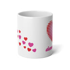 Heart Love Democracy Jumbo 20oz Coffee Mug