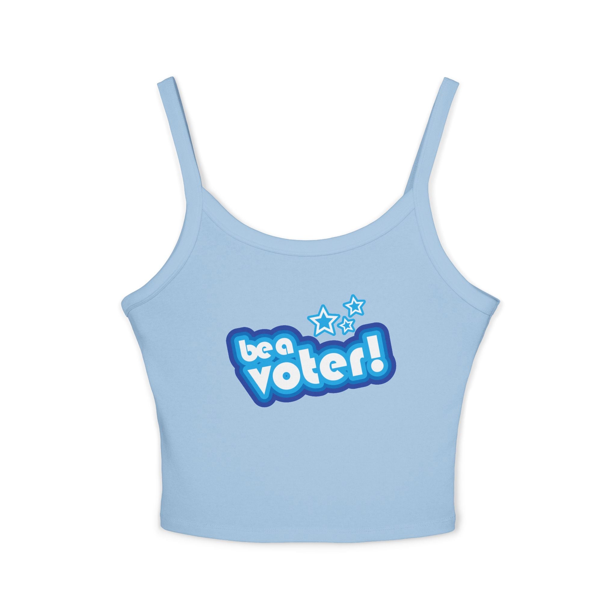 "Be a Voter!" Women's Spaghetti Tank — Political Voter Top