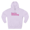 "Here for Democracy" Hoodie 80's Retro Graphic Pullover