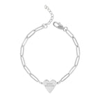 "I Love Democracy" Paperclip Heart Bracelet