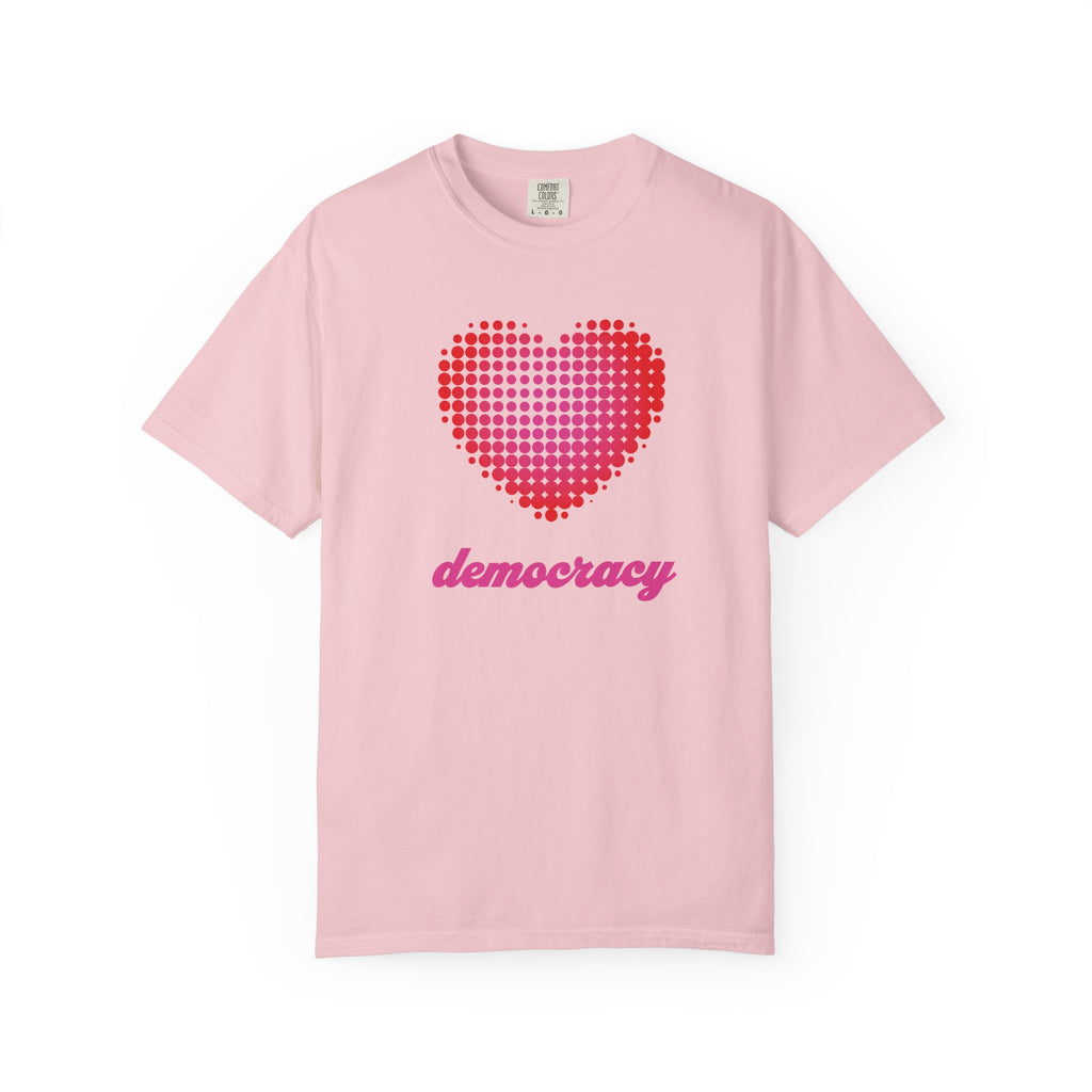 Copy of Love Democracy Heart T-Shirt